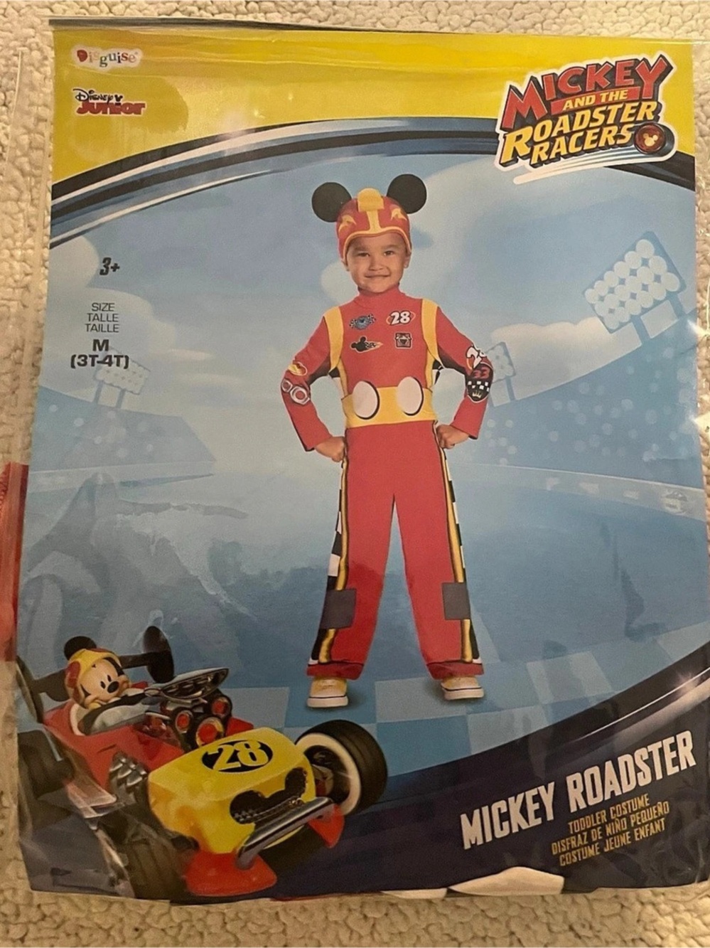 Disguise Mickey Roadster Boys Size M (3T-4T) NWT
